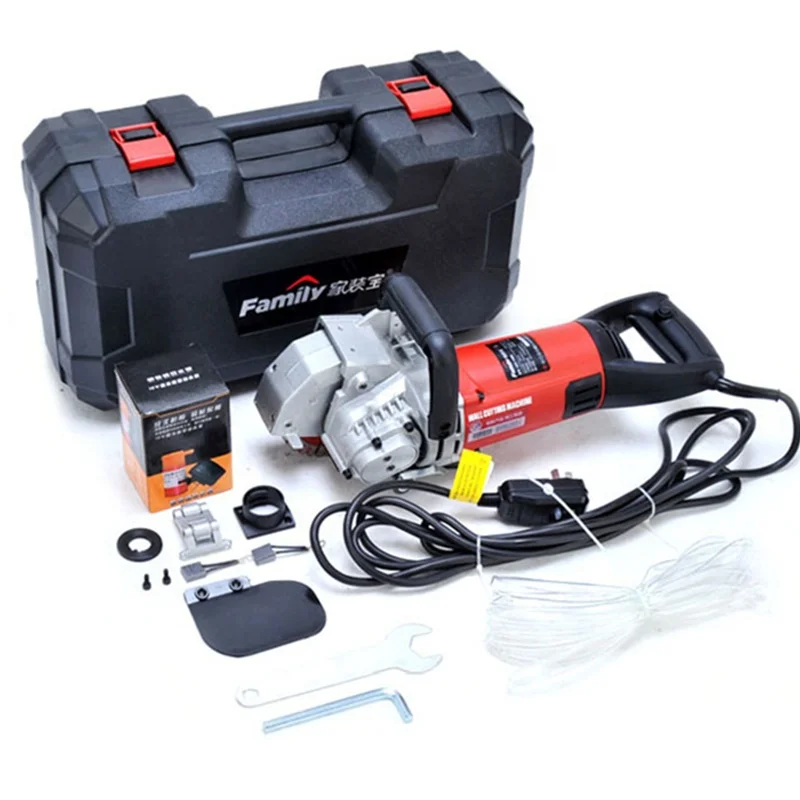 Electric concrete brick wall chisel groove slotting cutting chaser machine power tools