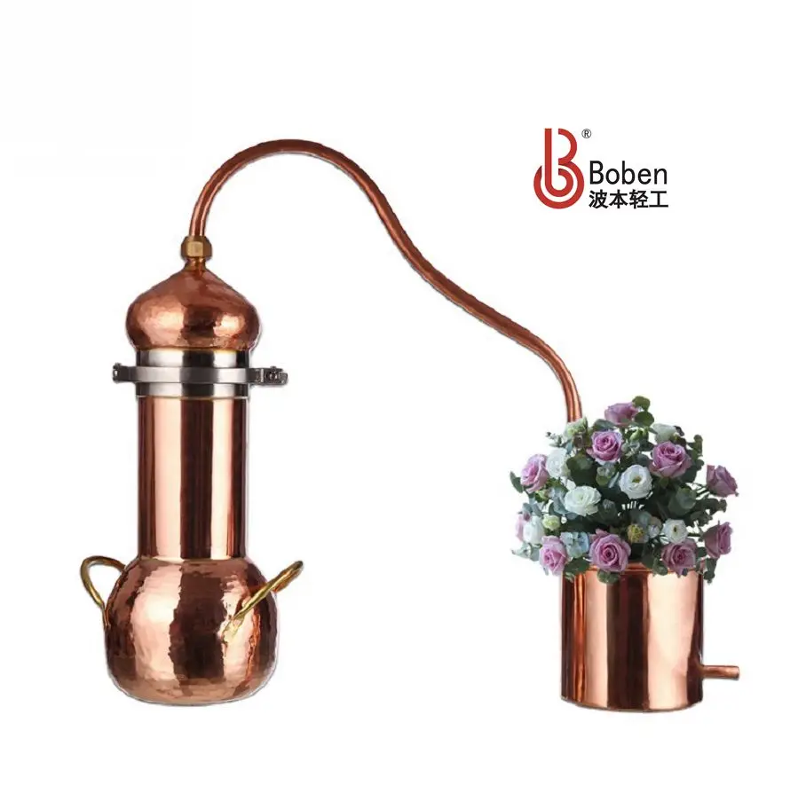 2L 5L red copper pot small household Essential Oil distillation machine Ancient distillation still pot