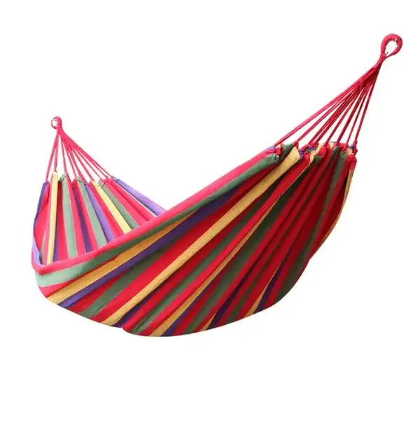 Newbility Portable Ultra Light Hanging Hammock Travel Outdoor Camping Swing Thick Canvas Bed Hammocks
