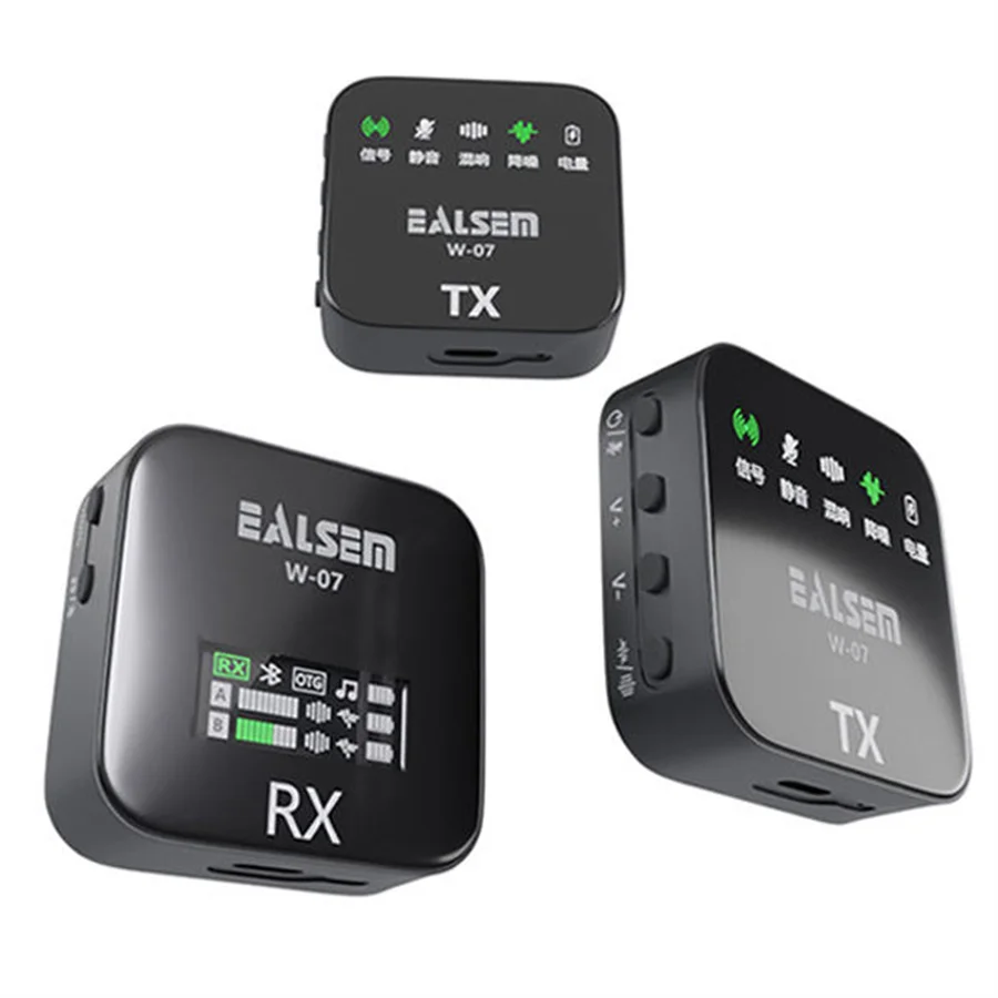 Unique Design Smartphone Mini Portable Wireless Connections Smallest Wireless Microphone