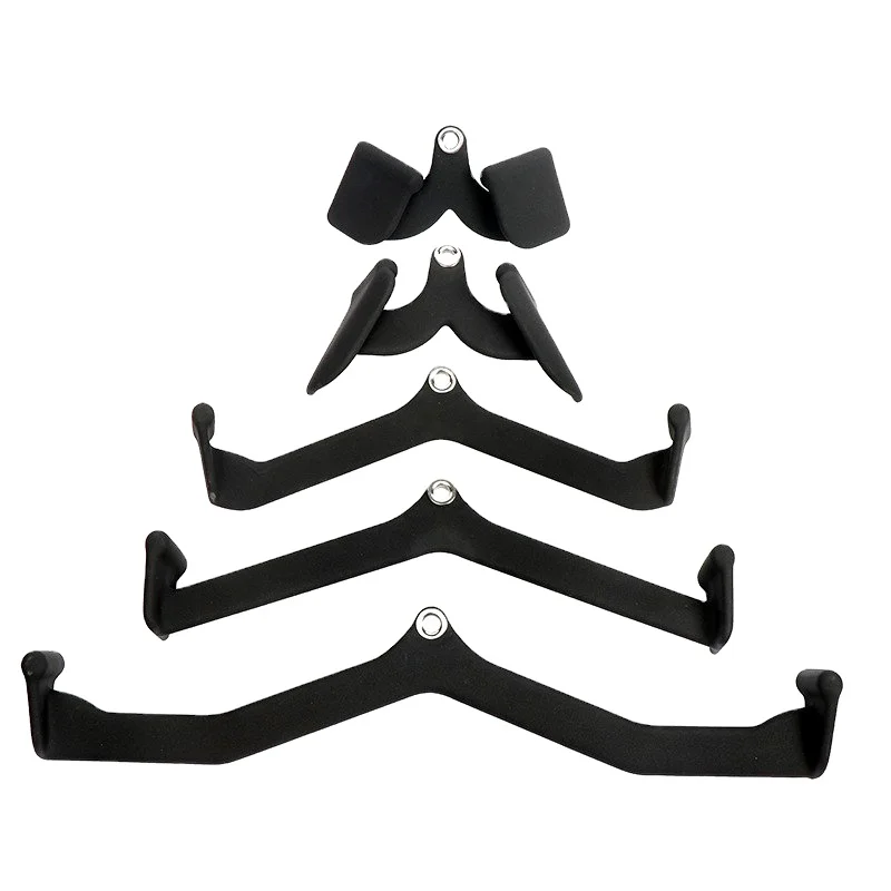 Gym use mag bars all handles for high pully cable crssover machine Multi back training Lat r T bar V bar
