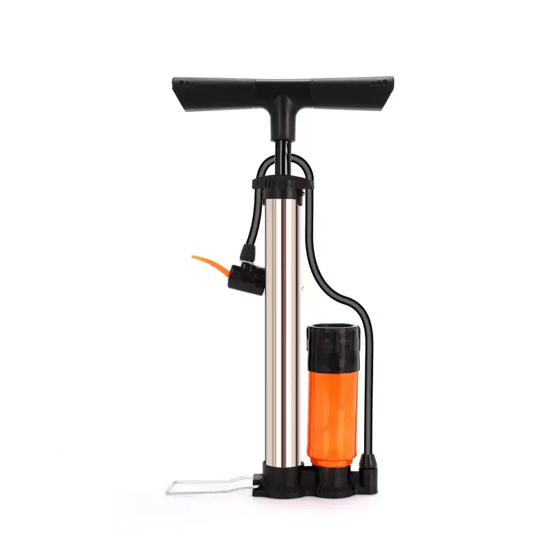 Factory direct sale Portable Aluminum Foot Pumps with Pressure Gauge bike Inflator Bike Pump