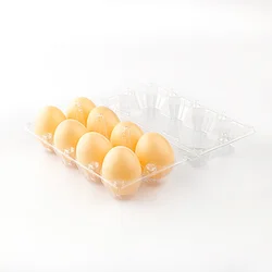 Eco-friendly Transparent Egg Tray Wholesale 30 Egg Plastic Trays With Cover