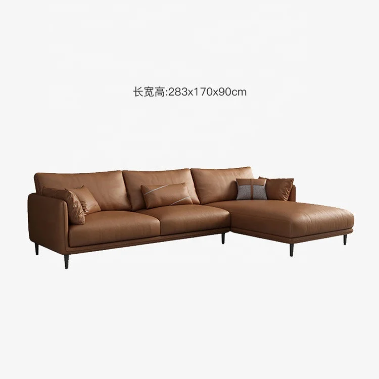 
Hot Sale Factory Price Modern Style Large Size Home Furniture Leather Sofa Set cheap living room sofas Made In China 