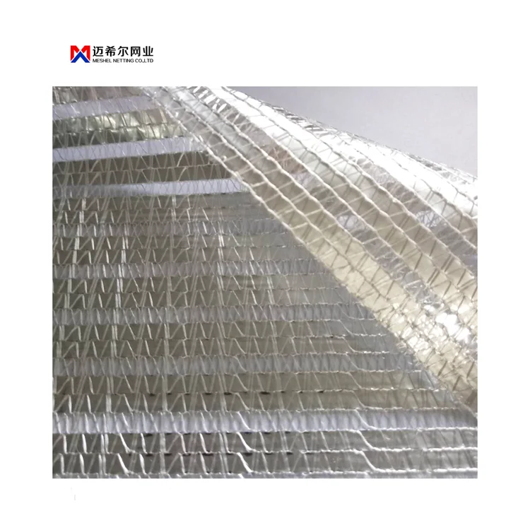 woven silver shade mesh/greenhouse shading net aluminet/heat control aluminum shade net