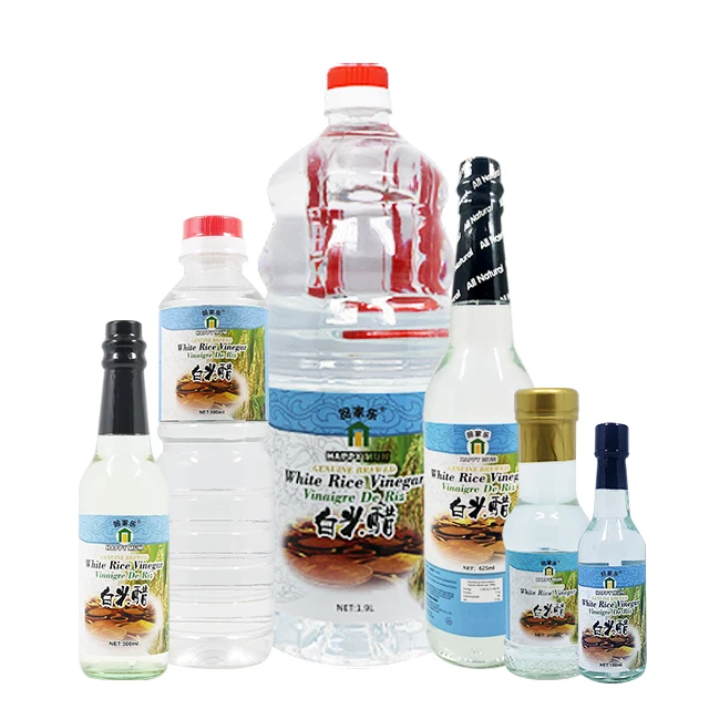 Натуральная жидкость для очистки оптом от оригинального производителя китайский рисовый белый уксус 500 мл
