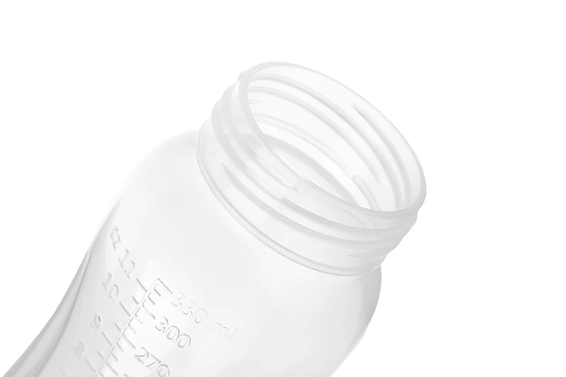 Factory custom Silicone Nipple milk bottle with cover The newborn feeding supplies PP milk bottle