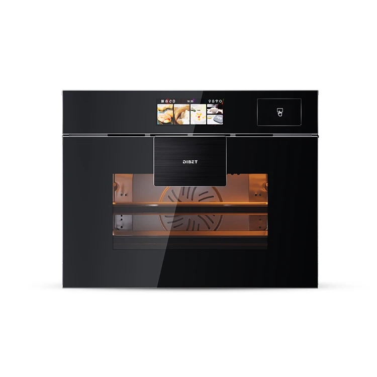 Independent steam oven machine 60L large capacity white LCD color screen intelligent control of household kitchen