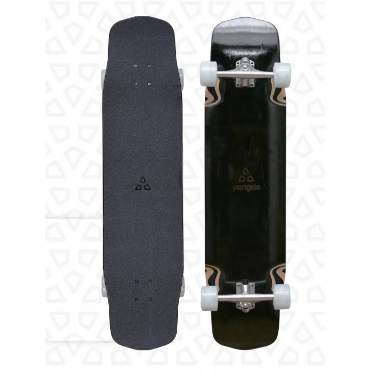 39inch Canadian maple downhill skate longboards complete hard rock maple freeride longboards OEM Manufacturer AQ1702