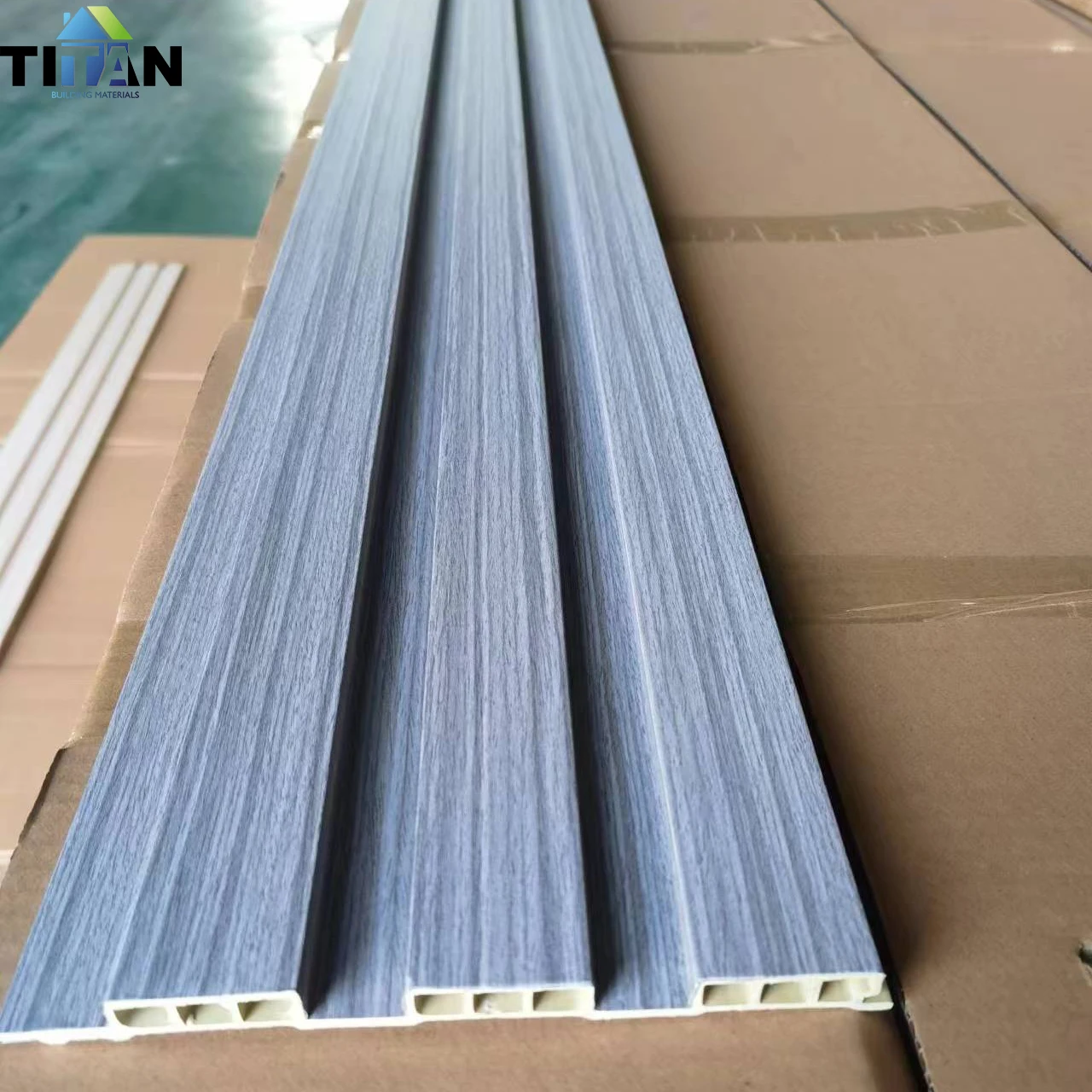 Paneles De Pvc Wpc Fluted Wood Wall Panel De Pared Lambrin Decorativa Panel Pared Pvc Interior