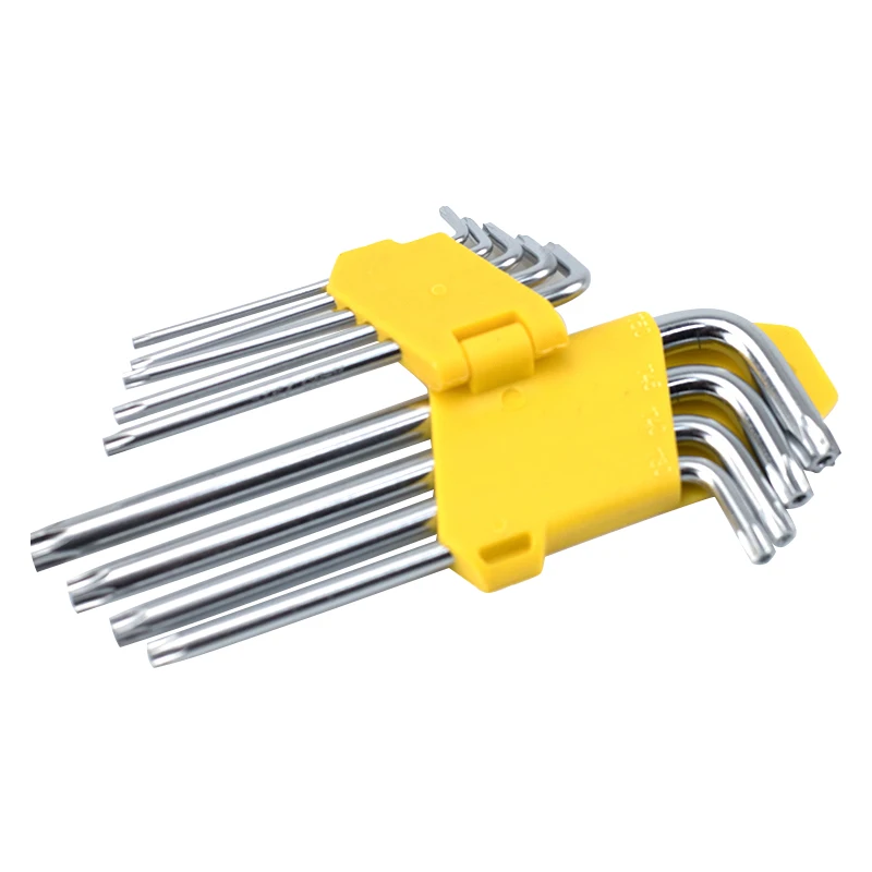 Factory price good quality L type specification torx key set torx key