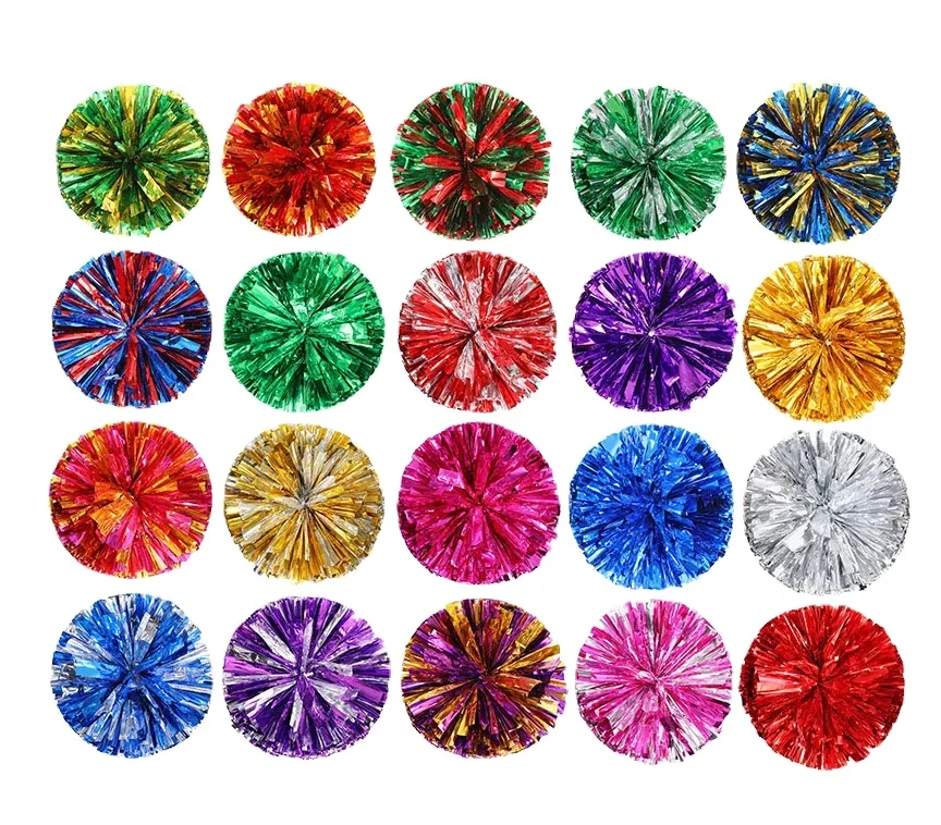 Colorful mixed color cheerleading ball and ball sports competitions cheer for adults and children Cheerleading pompoms