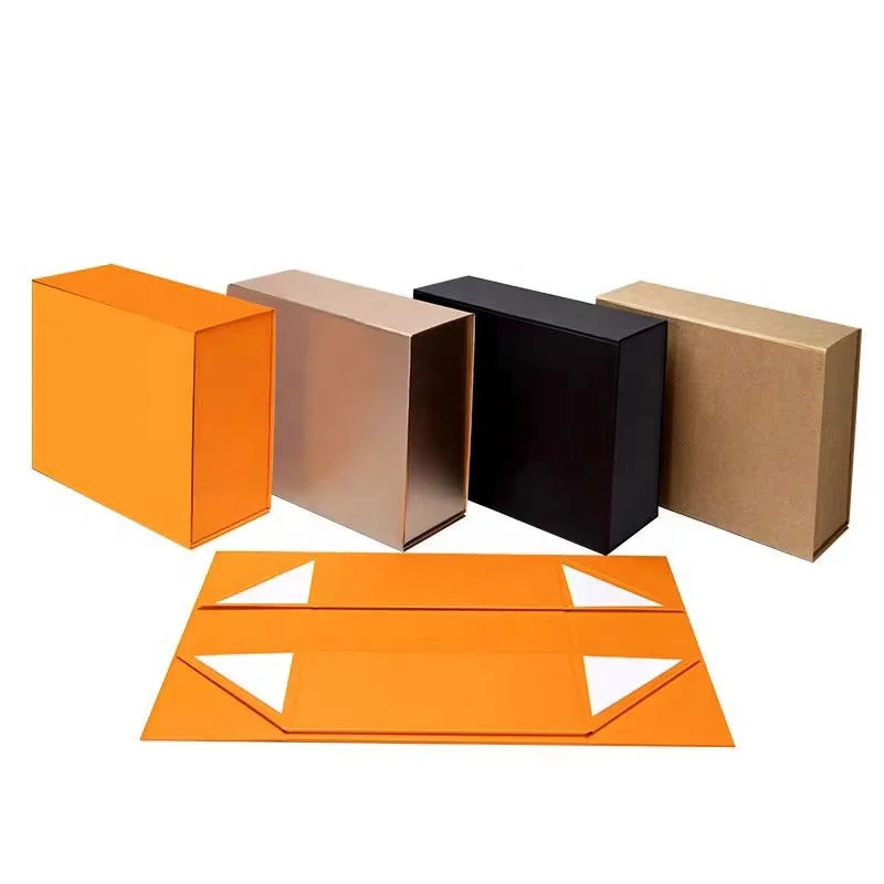 Custom Magnet magnetic luxury packaging folding paper gift box for business