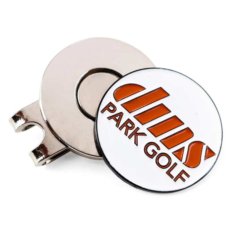 Custom 25mm divot tool with magnetic marmer Blank Golf Accessaries Metal Bulk Ball Golf Marker