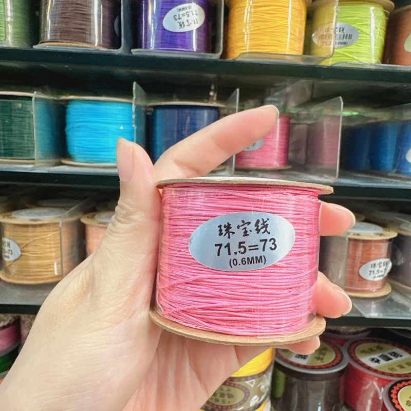 Wholesale 0.6mm Line Thread 130 Meters Per Roll - Premium Jewelry Accessories for Crafts and DIY Projects
