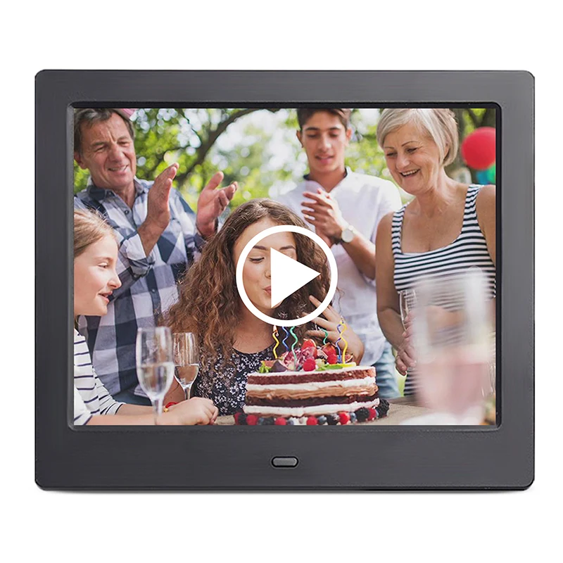 8 дюймов новый дизайн Высокое разрешение Воспроизведение изображения видео петля воспроизведение цифровая