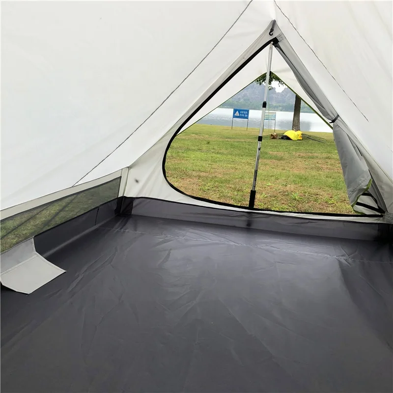 Mountaincattle Hot Selling 2 Man Tent Rodless Rainproof Camping Equipment For Hiking Backpacking Adventure