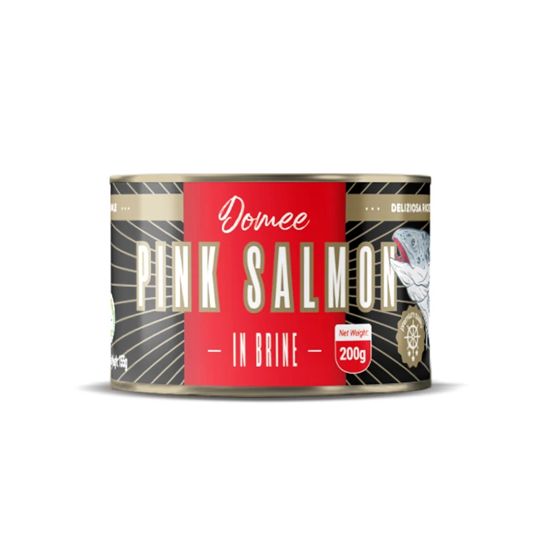 2024 Factory Price OEM Canned Food Fresh Sea Food Canned Pink Salmon in Brine
