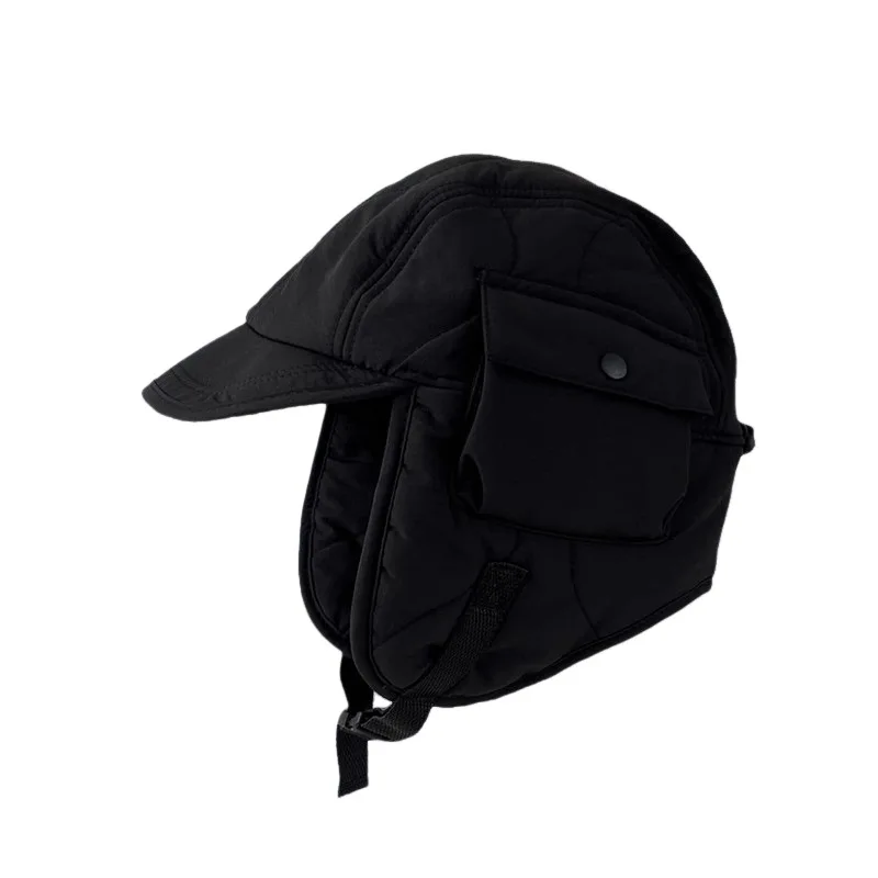 Zhenbang Custom Ushanka Hat with Pocket Ear Protection Waterproof Puffer Hat