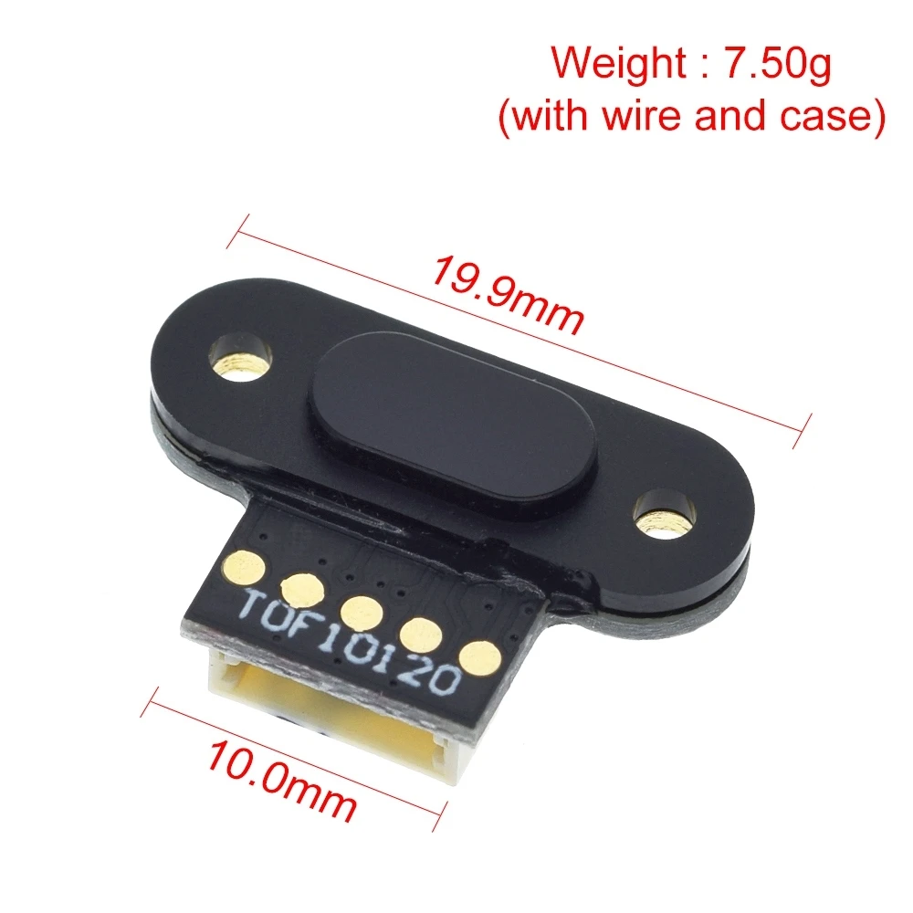 Интерфейс модуля датчика лазерного диапазона UART I2C IIC выход 3-5 в для a с кабелем TOF10120 10-180 см датчик расстояния RS232