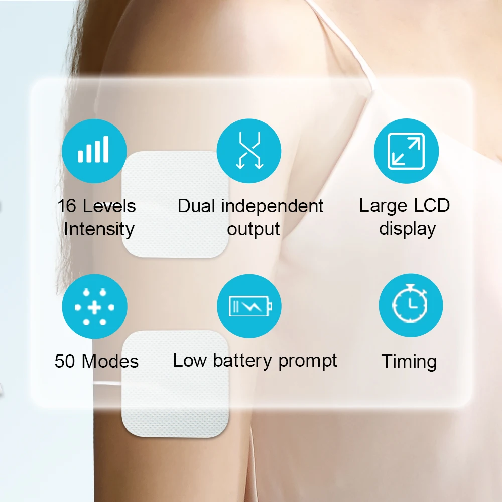 Best seller product handheld low frequency physiotherapy tens machine for body massage tens machine professionals