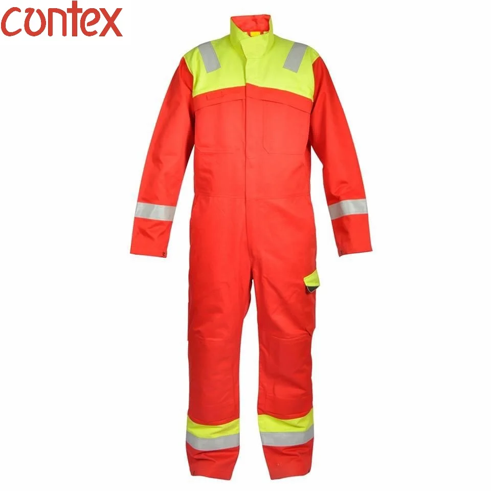 
Workwear WW Custom Flame Retardant Flame Resistant FR Anti-static High Visibility Hivis Protective Safety Overall Coverall 
