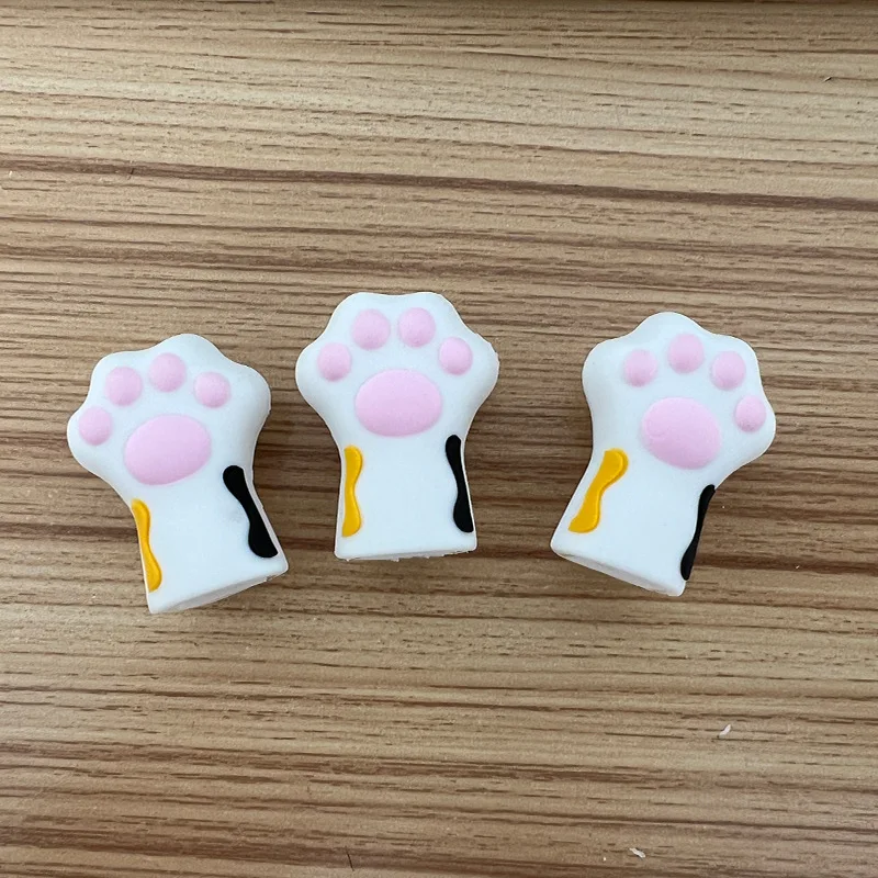 cute cat paw PVC  pencil sharpener plastic pencil sharpener protective cover for children   soft film pencil sharpener