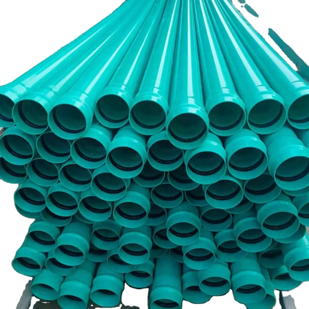 Factory Sale Rubber Ring Connection PVCU Sewage Tube Waste Water Drainage PVC pipe 75mm 90 110 160 200 250 315 400 mm
