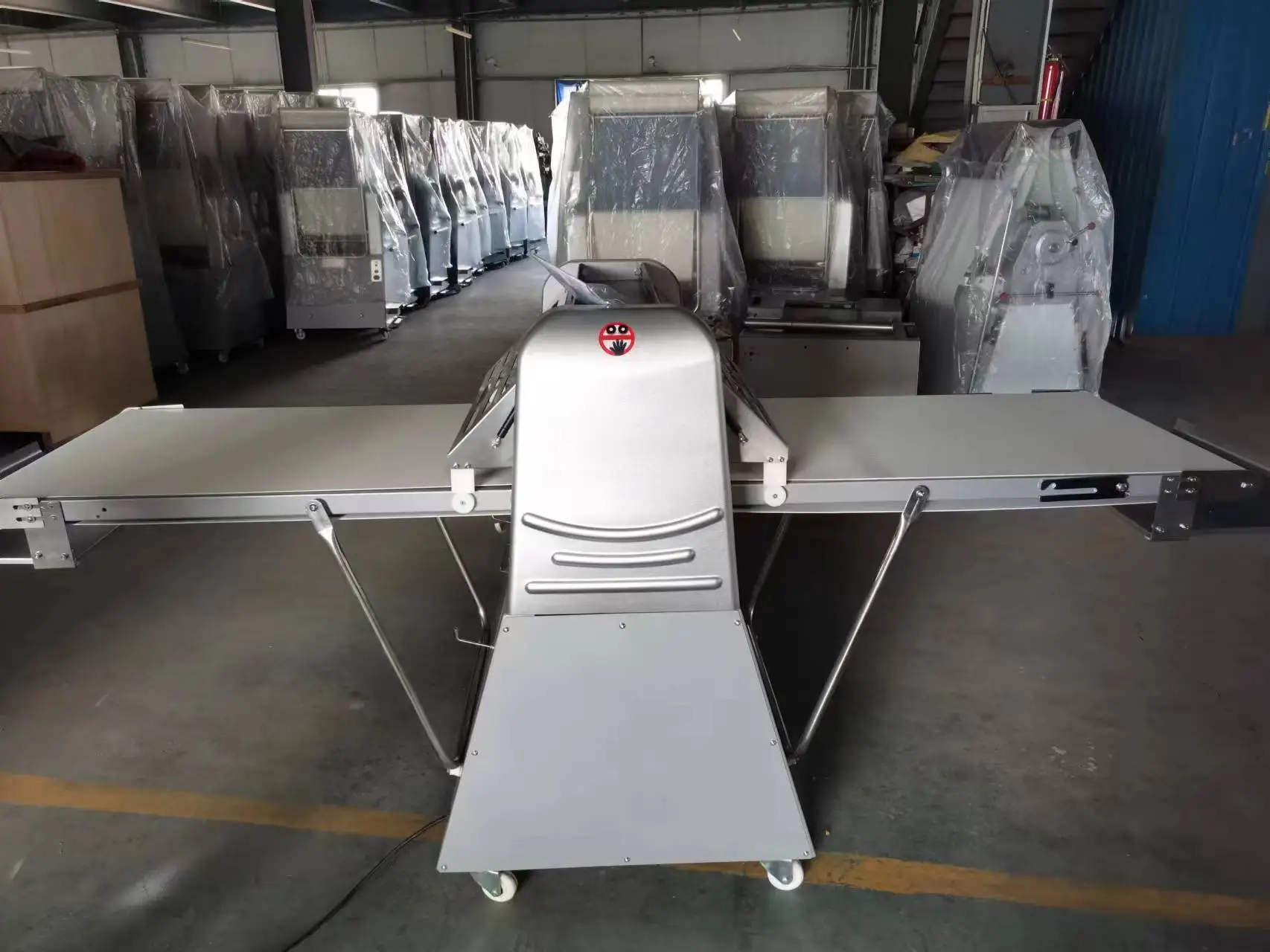 Automatic dough round sheeter table top pizza dough press machine