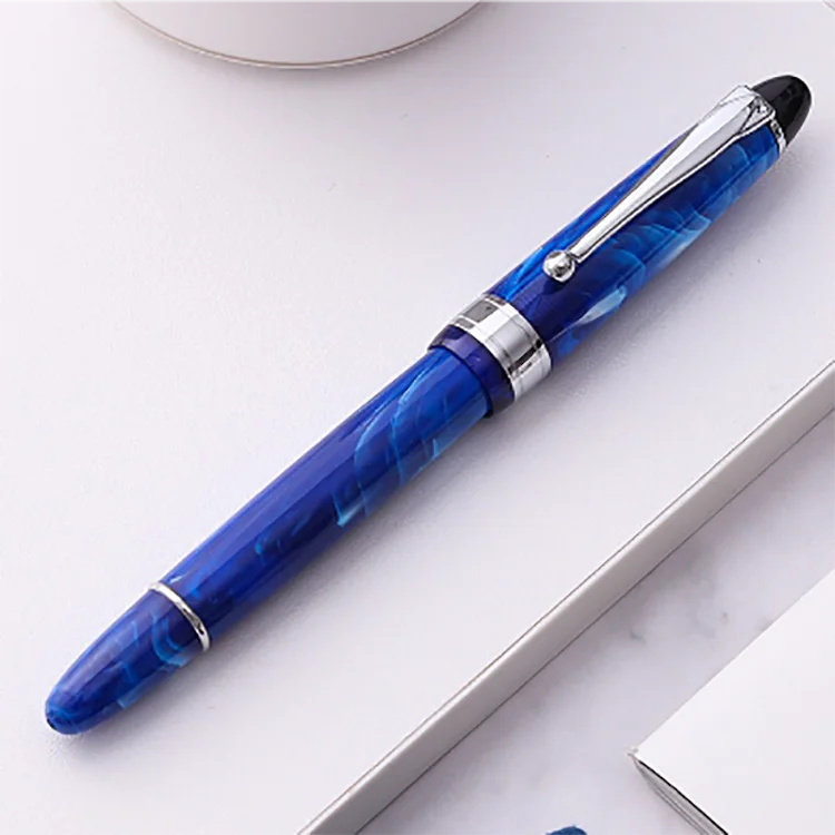 NM-101 Luxury Business Fountain Pen and Acrylic Colorful ink Pen Creative Stationery Fountain Pen for Men