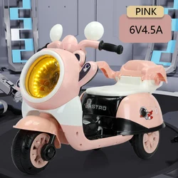 Ride-on cars for kids motorbike two-seater learning toys 6V/4.5A/7A battery tricycle motorcycle 380W motor Simulated throttle