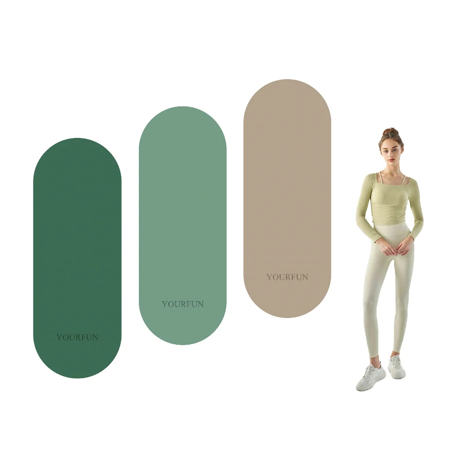 Non-slip Eco Friendly Natural Rubber Pu Curve Arch Oval Shape Yoga Mat Hot Sales Printed Yoga Matt