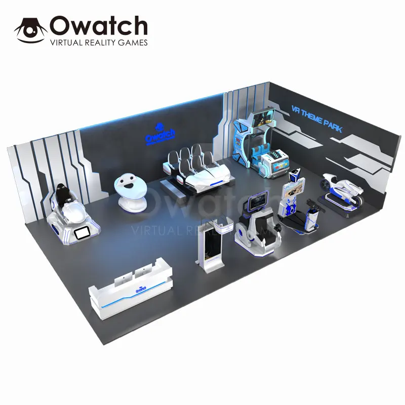 VR theme park one stop design play zone VR 9D virtual reality cinema