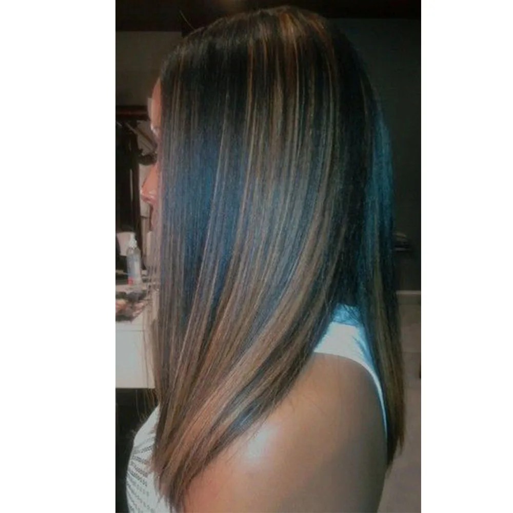 
Sheenreal online shopping website hot product ombre color virgin human hair lace wig mixed #30 for ladies wigs 