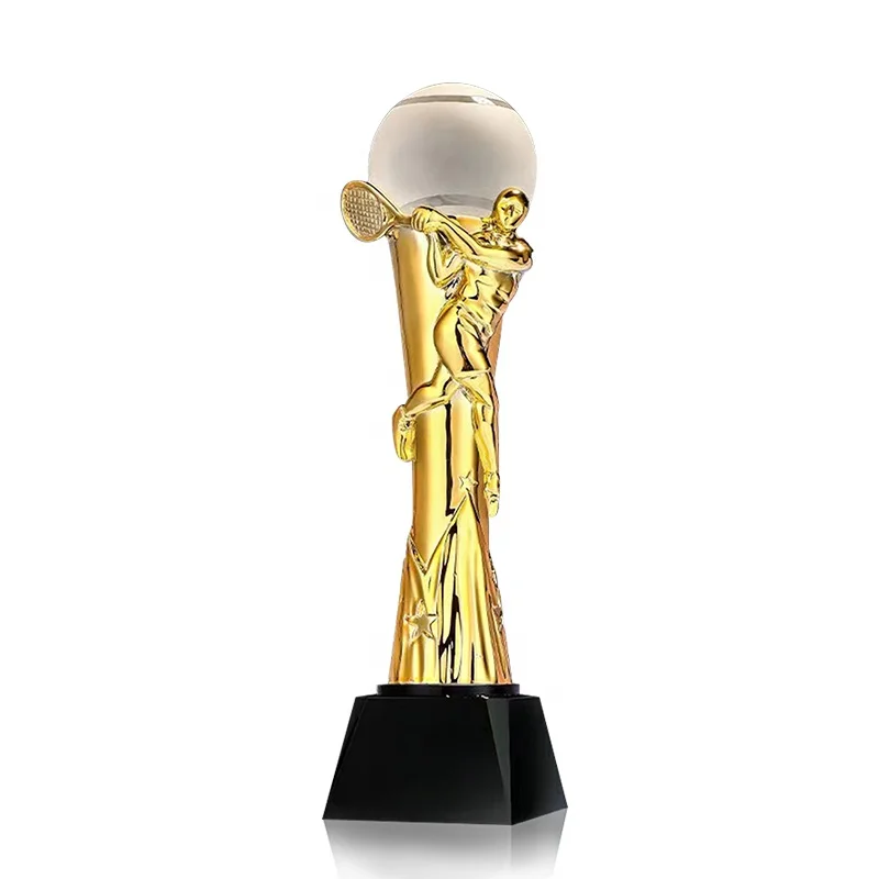 new design sports resin football and soccer trophy award