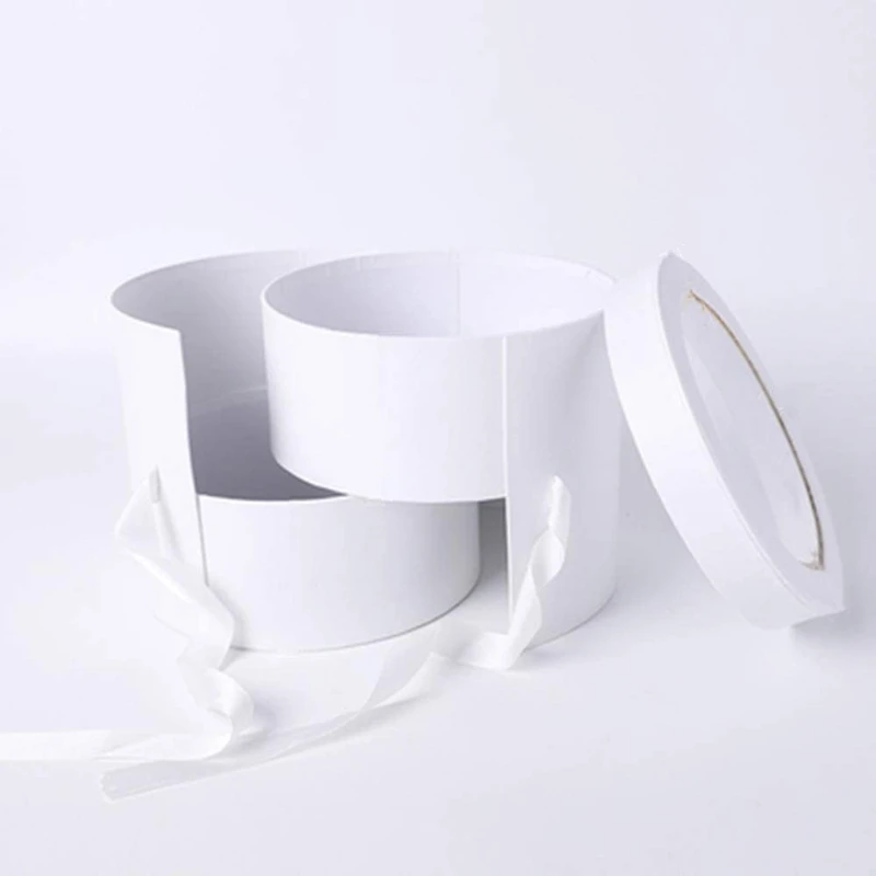 Recycle Material Cardboard Round  Gift Box Custom Logo  Packaging Paper Personalised Gift Boxes