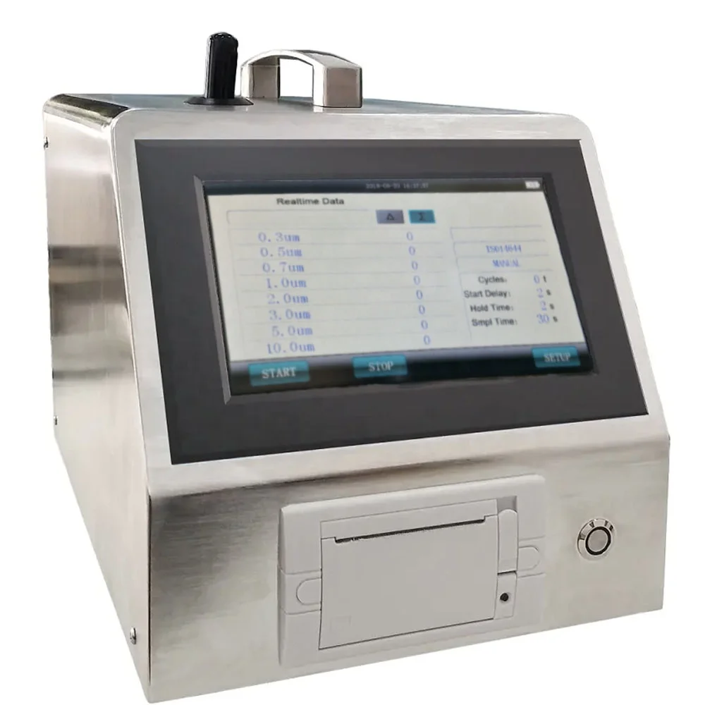 Zetron Best Selling 1 Cfm 28.3L/min Cleanroom Pharma Lab Pharmaceutical Factory Portable Air Particle