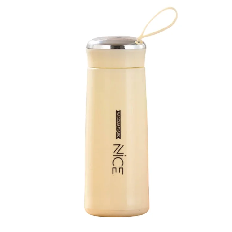 Hot Sales New Simple Handle Glass Cup with Rope Creative Direct Drinking Water Bottle for Children Camping