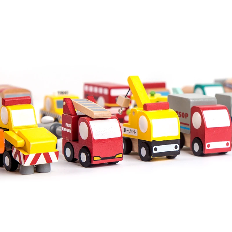 Special Gift Factory Price Entertainment kids play pretend wooden toy car