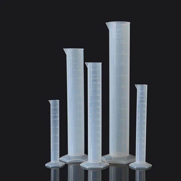 Cheap Price Medical Use Disposable Plastic 250ml 500ml 1000ml PP Material Graduated Cylinder