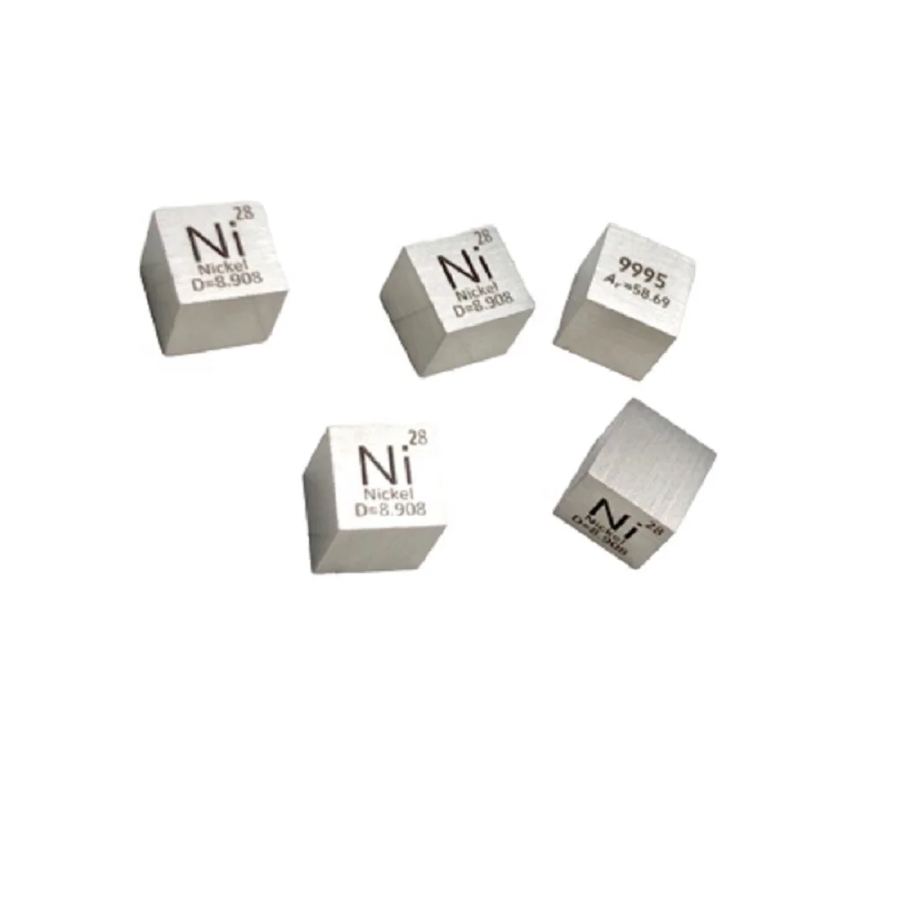 Best selling Metal Cube 10mm Niobium Tungsten Copper Titanium Nickel