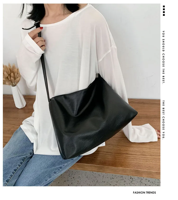 Sac A Main Femme 2020 Casual Simple Cool Hong Kong Style Fashion Messenger Bag