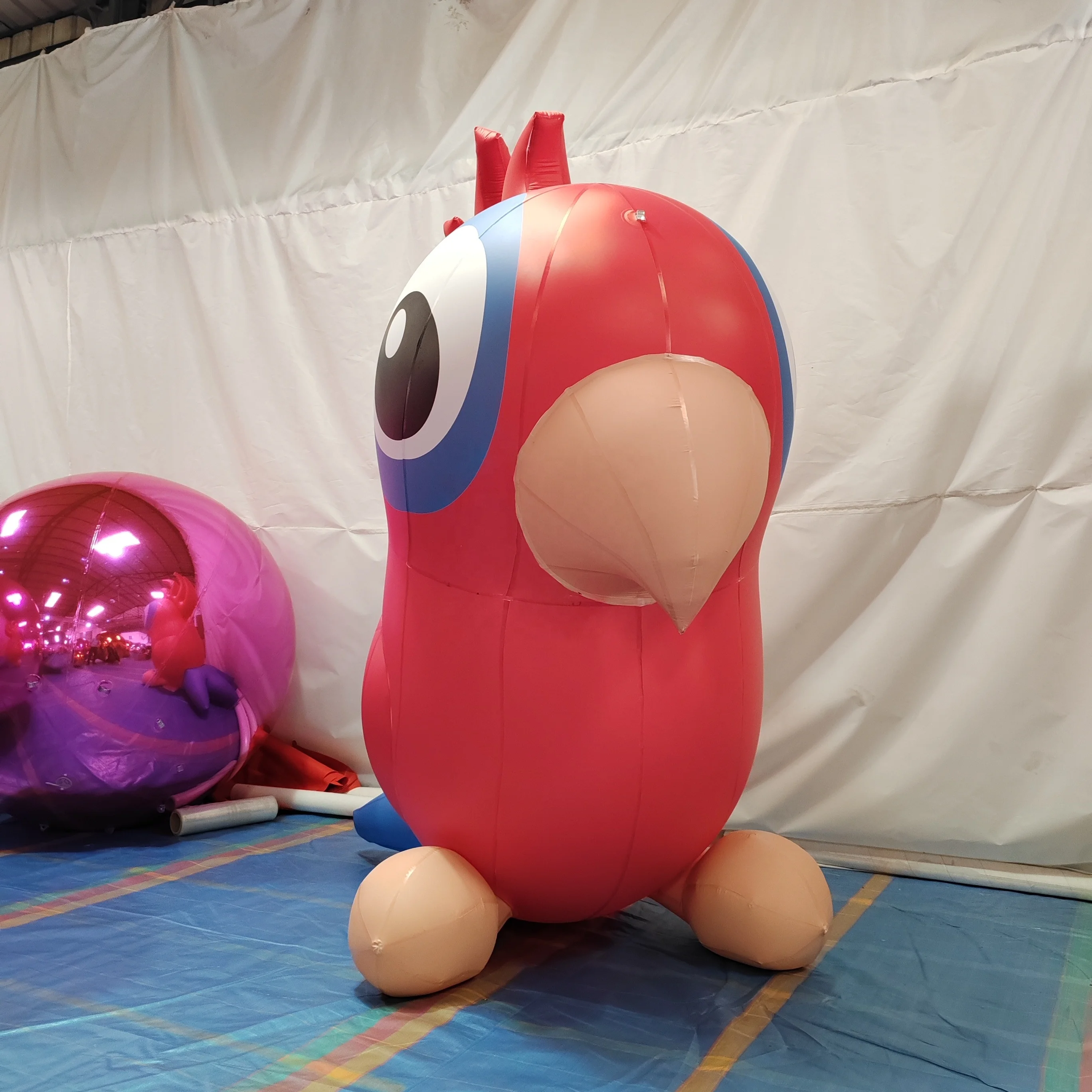 Parrot Inflatable Advertising Decoration Holiday Party Inflatable Cartoon Parrot Decoration