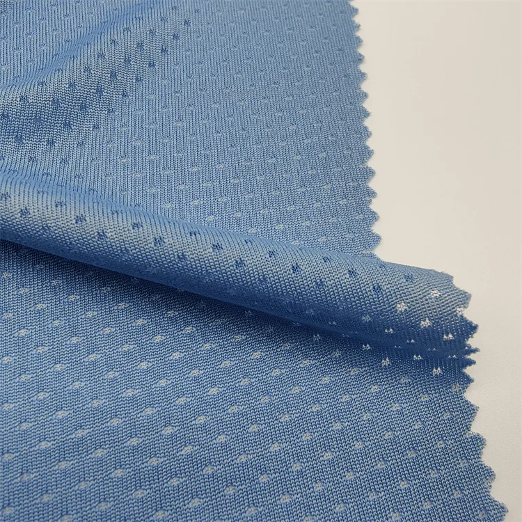 wholesale high quality Popular Generous Custom  Elegant Thick Garment 130Gsm 100% Polyester Jacquard Mesh Fabric