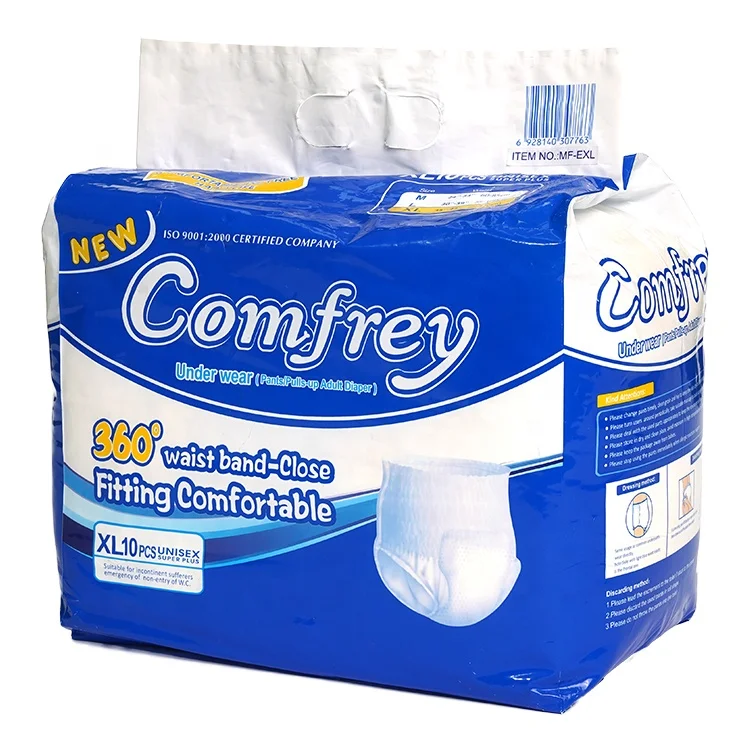 Оптовая цена, комфортные дышащие брюки, стильные одноразовые брюки от недержания, подгузники для взрослых