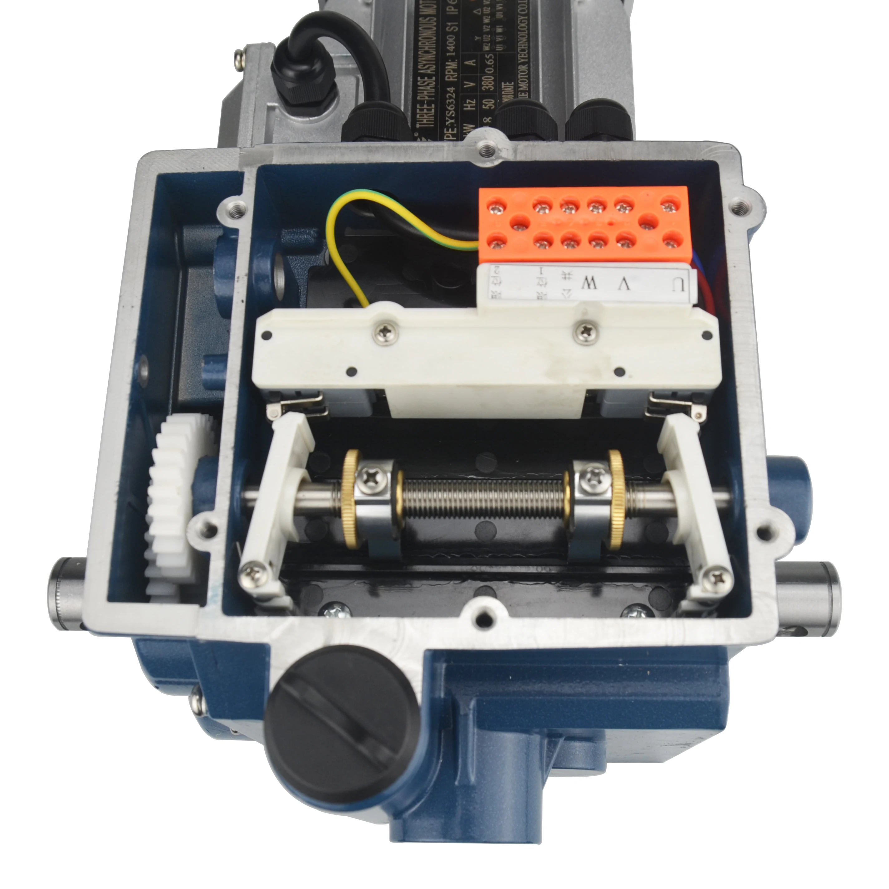 MAXPOWER rack and pinion gear motor gearbox reducer motor for greenhouse