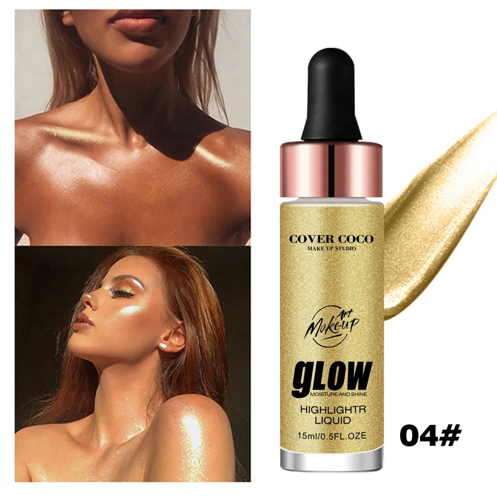 Хайлайтер 6 видов цветов оптовая продажа высокое качество частный ярлык для нанесения хайлайтера, Длительное Действие, блеск Чистка для лица и тела, жидкое косметическое средство