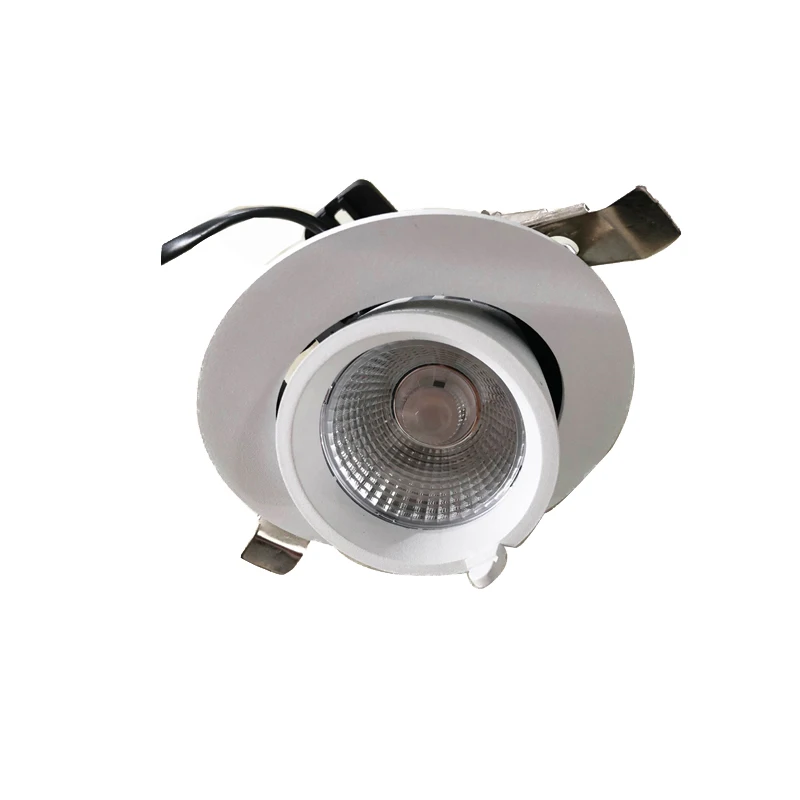 Recessed Gimbal downlight Cut size 75mm 90mm CRI90 95 3000k 4000k 6000k 3inch 12w  20W 30w COB LED downlight