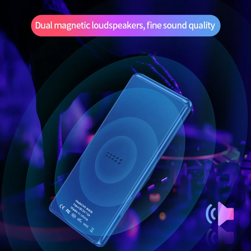 OEM/ODM 3.5 Inch Metal Touch MP3 MP4 Music Player Bt 5.0 Supports Card Built-in Speaker with FM dictionary e-Book MP5