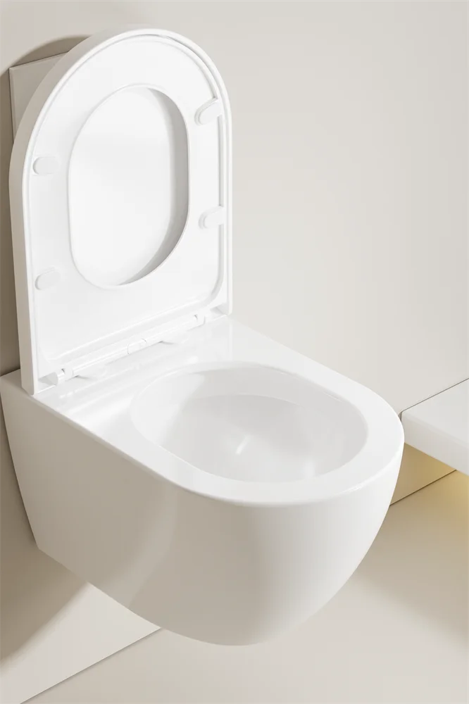 New developed vortex low noise 4.5 L bathroom concealed wall hung toilet wall mounted wc fitting wc toilet set